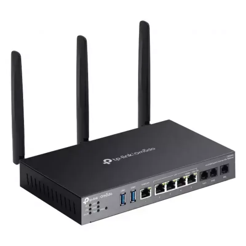 TP-Link Omada AX3000 WLAN-Router Gigabit Ethernet Dual-Band (2,4 GHz / 5 GHz) Schwarz