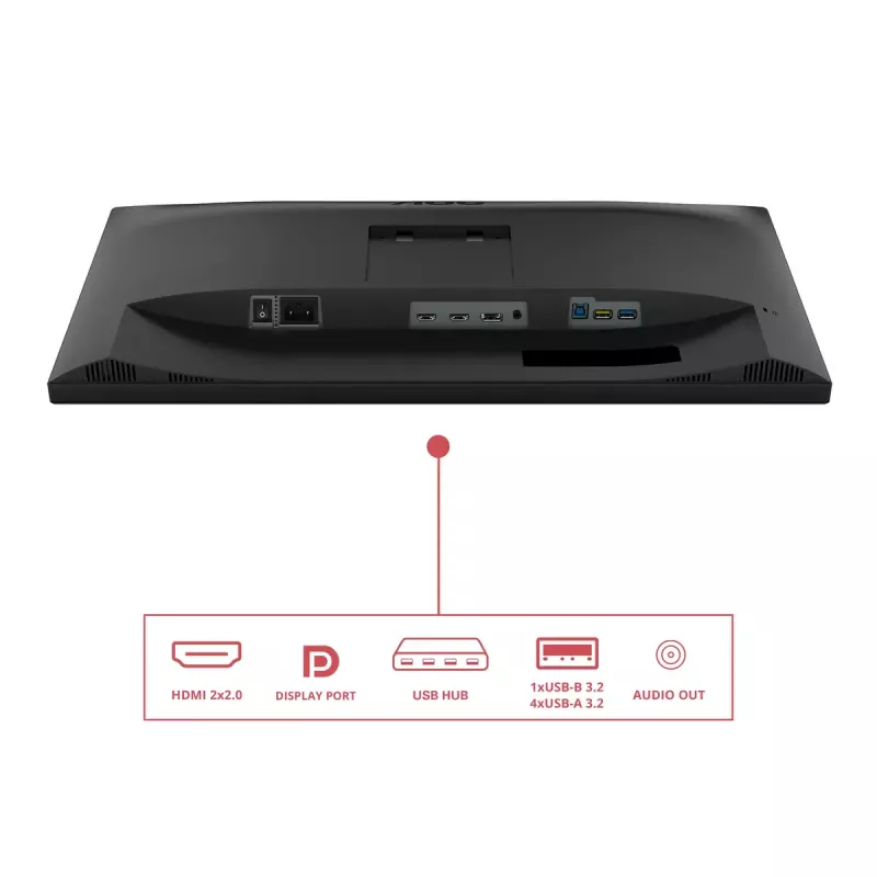 AOC E3 U27E3UF Computermonitor 68,6 cm (27 Zoll) 3840 x 2160 Pixel 4K Ultra HD LED Schwarz