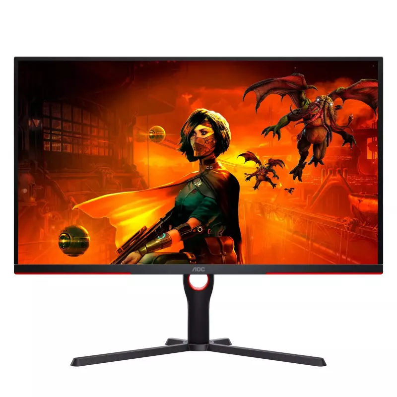 AOC G3 U32G3X/BK Computermonitor 80 cm (31,5 Zoll) 3840 x 2160 Pixel 4K Ultra HD LED Schwarz, Rot