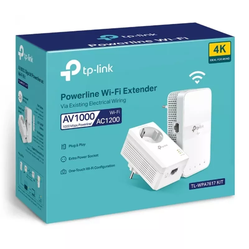 TP-Link TL-WPA7619 KIT 1000 Mbit/s Ethernet LAN Wi-Fi Weiß 2 Stück