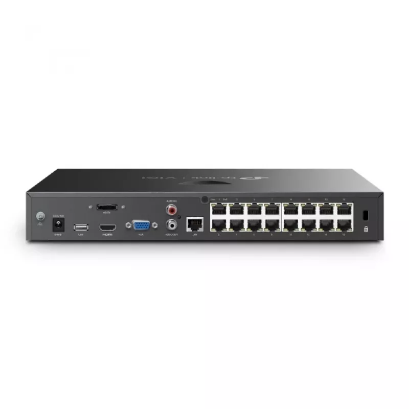 Netzwerk-Videorekorder TP-Link VIGI 16-Kanal PoE+ NVR, 4 TB HDD, 16× 3840×2160 Eingang, 30W PoE pro Port
