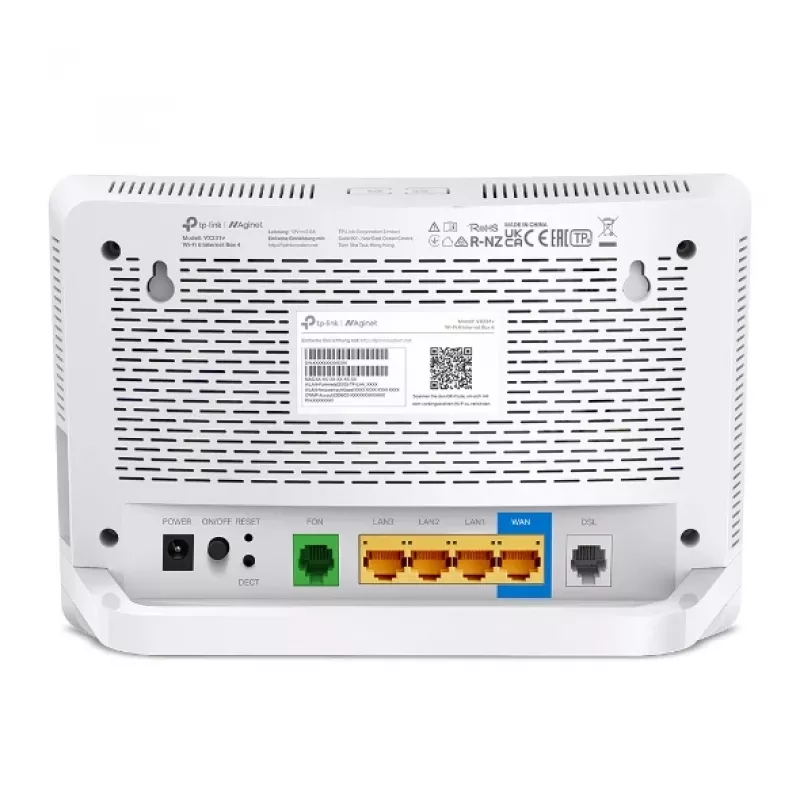 TP-Link Wi-Fi 6 Internet Box 4 WLAN-Router Gigabit Ethernet Dual-Band (2,4 GHz / 5 GHz) Weiß