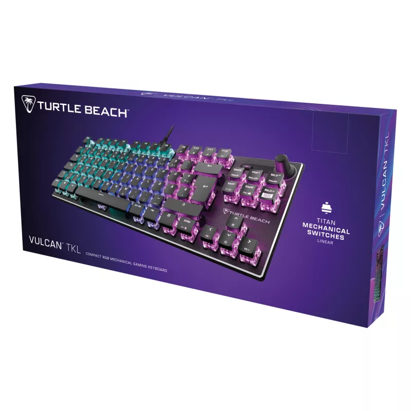 Turtle Beach Vulcan TKL Tastatur Gaming USB QWERTZ Deutsch Schwarz