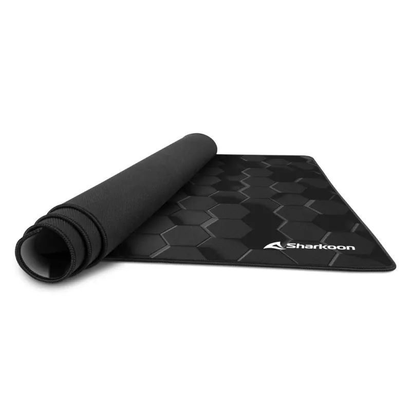 SHARKOON Gaming-Mauspad - Sgp30 Big Hex - Schwarz