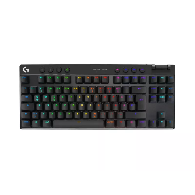 LOGITECH G Pro X TKL Lightspeed Gaming-Tastatur - Bluetooth - Schwarz Deutsch - Qwertz - Tactile