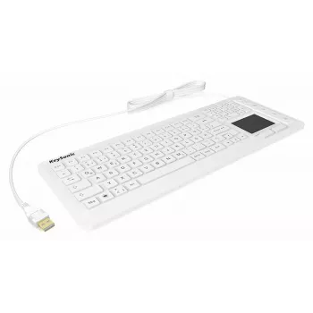 KeySonic KSK-6231 INEL (DE) weiße Tastatur Industrie USB QWERTZ Deutsch