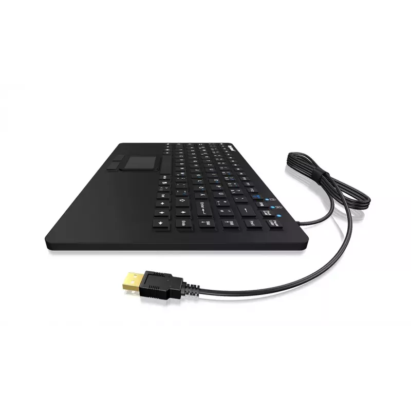 KeySonic KSK-3230IN (DE) Tastatur Universal USB QWERTZ Deutsch Schwarz
