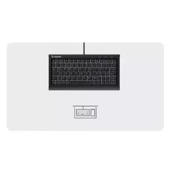 KeySonic KSK-3011ELC (DE) Tastatur Home USB QWERTZ Deutsch Schwarz