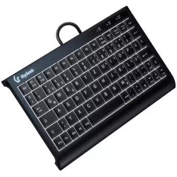 KeySonic KSK-3011ELC (DE) Tastatur Home USB QWERTZ Deutsch Schwarz