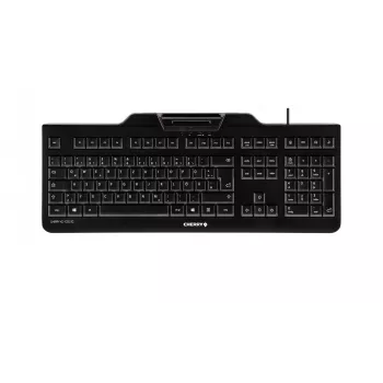CHERRY KC 1000 SC Tastatur Büro USB QWERTY US English Schwarz