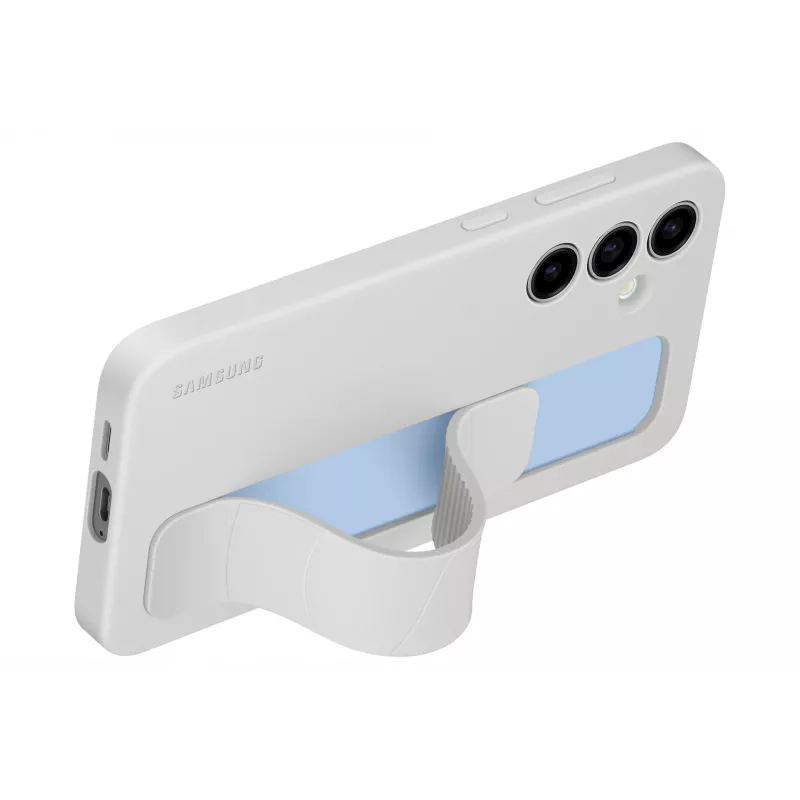 Cover Samsung Galaxy S24 FE Monochromatic Grau mit Tischständer