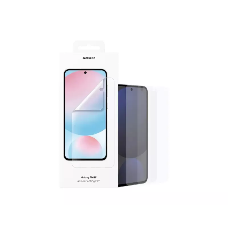 Samsung Entspiegelnde Displayschutzfolie für S24 FE Kratzfest Transparent 2er-Pack