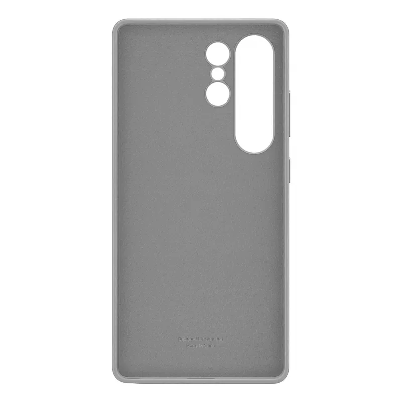 Samsung Kindsuit Kunstleder Hülle für Galaxy S25, Cover, Samsung, Galaxy S25 Ultra, 17,5 cm (6,9 Zoll), Grau