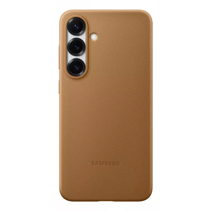Kunstleder-Hülle Samsung Galaxy S25+ Cover Braun 6,7 Zoll