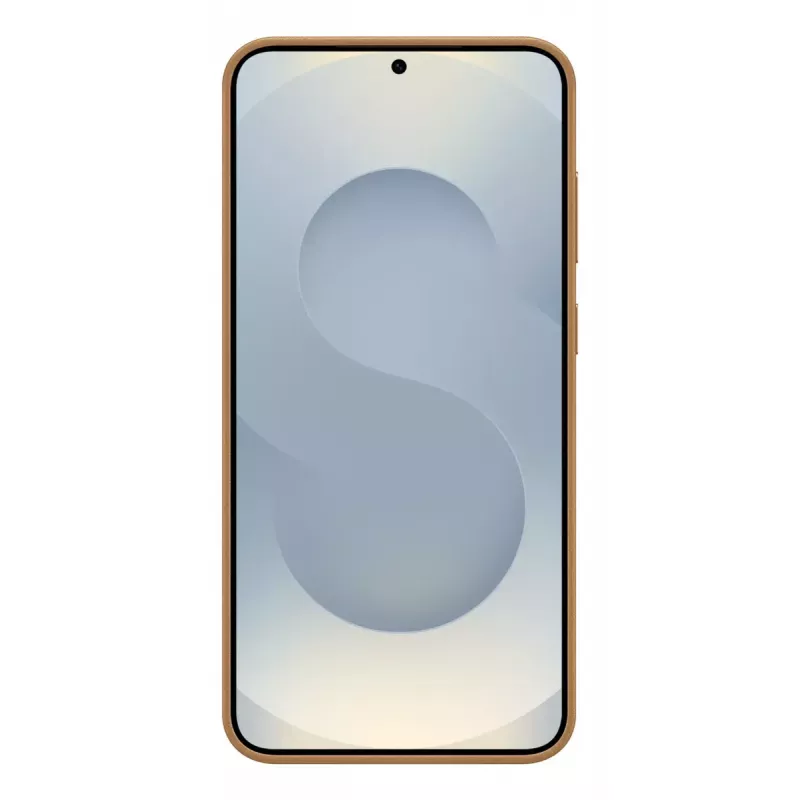 Kunstleder-Hülle Samsung Galaxy S25+ Cover Braun 6,7 Zoll