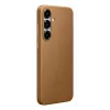 Kunstleder-Hülle Samsung Galaxy S25+ Cover Braun 6,7 Zoll