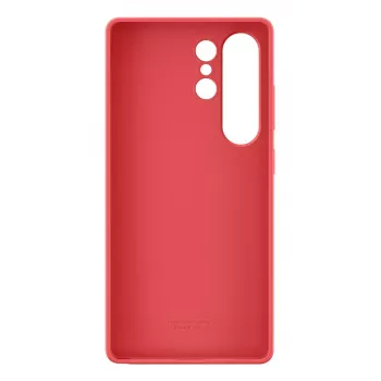 Cover Samsung Galaxy S25 Ultra Silikon-Hülle Rot Monochromatisch