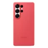 Cover Samsung Galaxy S25 Ultra Silikon-Hülle Rot Monochromatisch