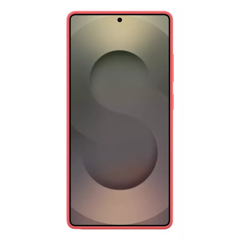 Cover Samsung Galaxy S25 Ultra Silikon-Hülle Rot Monochromatisch