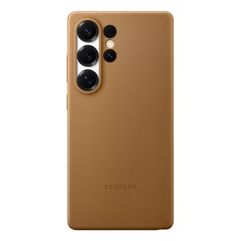 Samsung Kindsuit Kunstleder-Hülle für Galaxy S25, Cover, Samsung, Galaxy S25 Ultra, 17,5 cm (6,9 Zoll), Braun