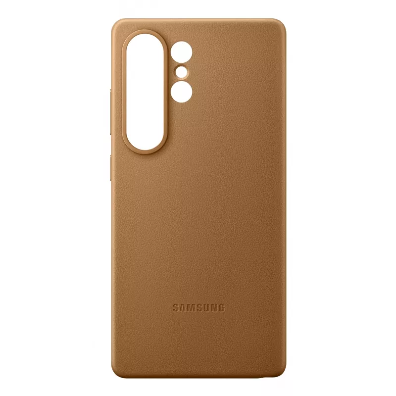 Samsung Kindsuit Kunstleder-Hülle für Galaxy S25, Cover, Samsung, Galaxy S25 Ultra, 17,5 cm (6,9 Zoll), Braun