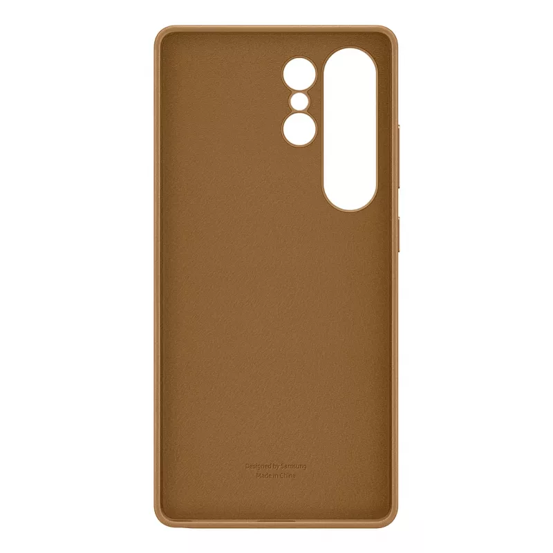 Samsung Kindsuit Kunstleder-Hülle für Galaxy S25, Cover, Samsung, Galaxy S25 Ultra, 17,5 cm (6,9 Zoll), Braun