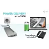 i-tec USB-C Metall Ergonomische 3x 4K Display Dockingstation + Power Delivery 100 W