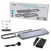 i-tec USB-C Metall Ergonomische 3x 4K Display Dockingstation + Power Delivery 100 W