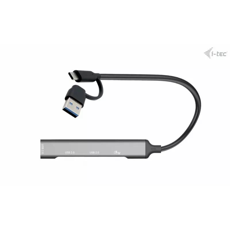 i-tec USB-C/USB-A Metall-HUB 1x USB 3.0 + 3x USB 2.0