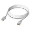 Networking-Patchkabel UBIQUITI UACC-Cable-Patch-EL-3M-W – Cat6, 3 m, 2,5 GbE, PoE++ (4PPoE), weiß