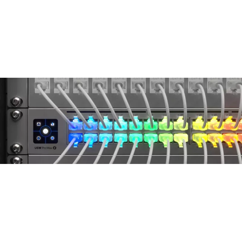 Networking-Patchkabel UBIQUITI UACC-Cable-Patch-EL-3M-W – Cat6, 3 m, 2,5 GbE, PoE++ (4PPoE), weiß