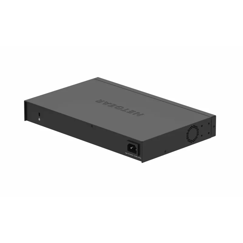 NETGEAR GS324P Unmanaged Gigabit Ethernet (10/100/1000) Power over Ethernet (PoE) 1U Schwarz