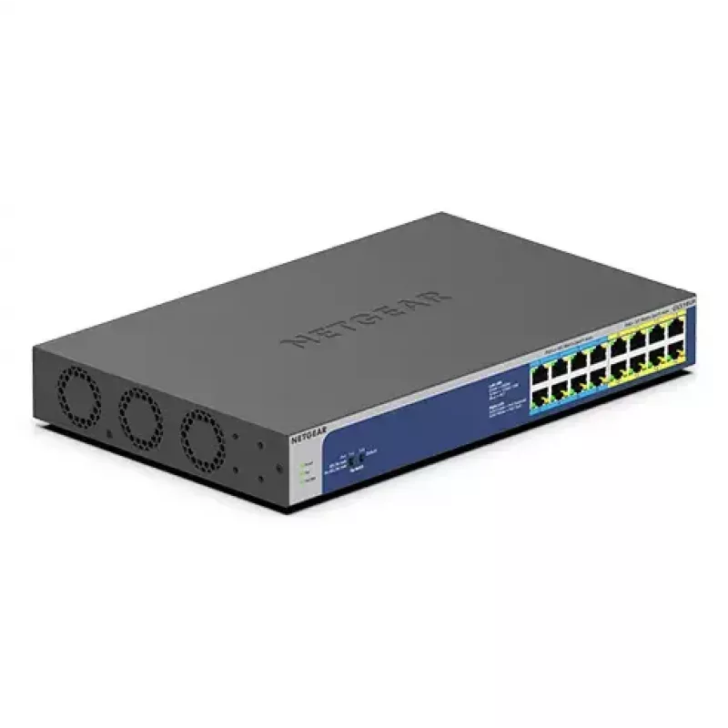 NETGEAR GS516UP Unmanaged Gigabit Ethernet (10/100/1000) Power over Ethernet (PoE) Grau