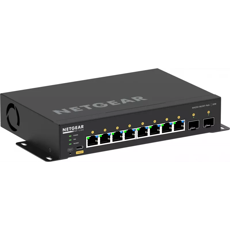 Managed Switch NETGEAR GSM4210PX 8x1G PoE+ 220W 2xSFP+