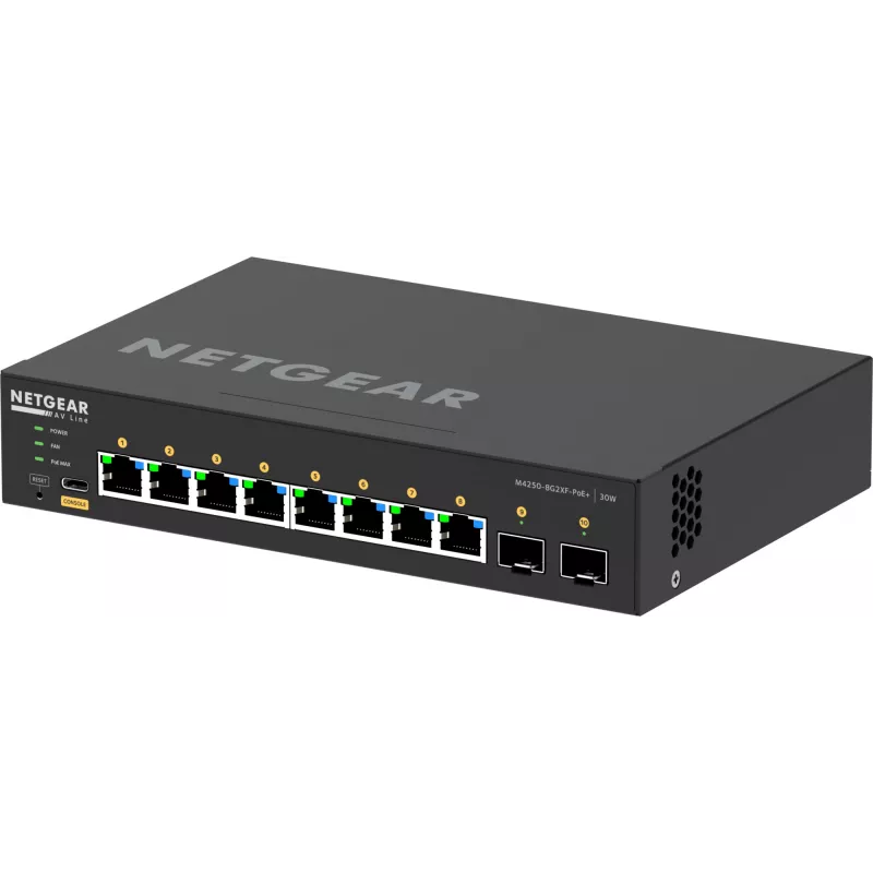 Managed Switch NETGEAR GSM4210PX 8x1G PoE+ 220W 2xSFP+