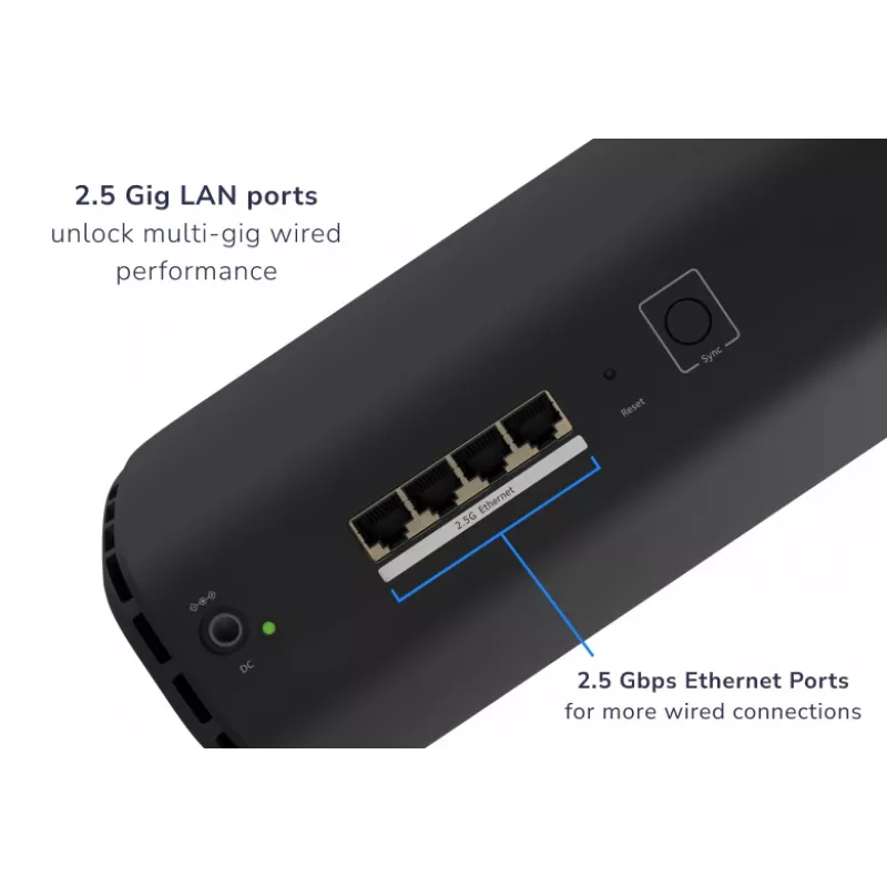 NETGEAR RBE870B Tri-Band (2,4 GHz / 5 GHz / 6 GHz) Wi-Fi 7 (802.11be) Schwarz 4 Intern