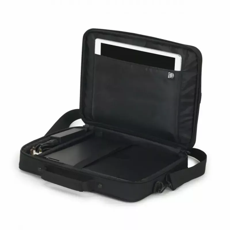 DICOTA Multi Scale -12-14.1in Notebook-Tasche - Schwarz / 600d recyceltes PET