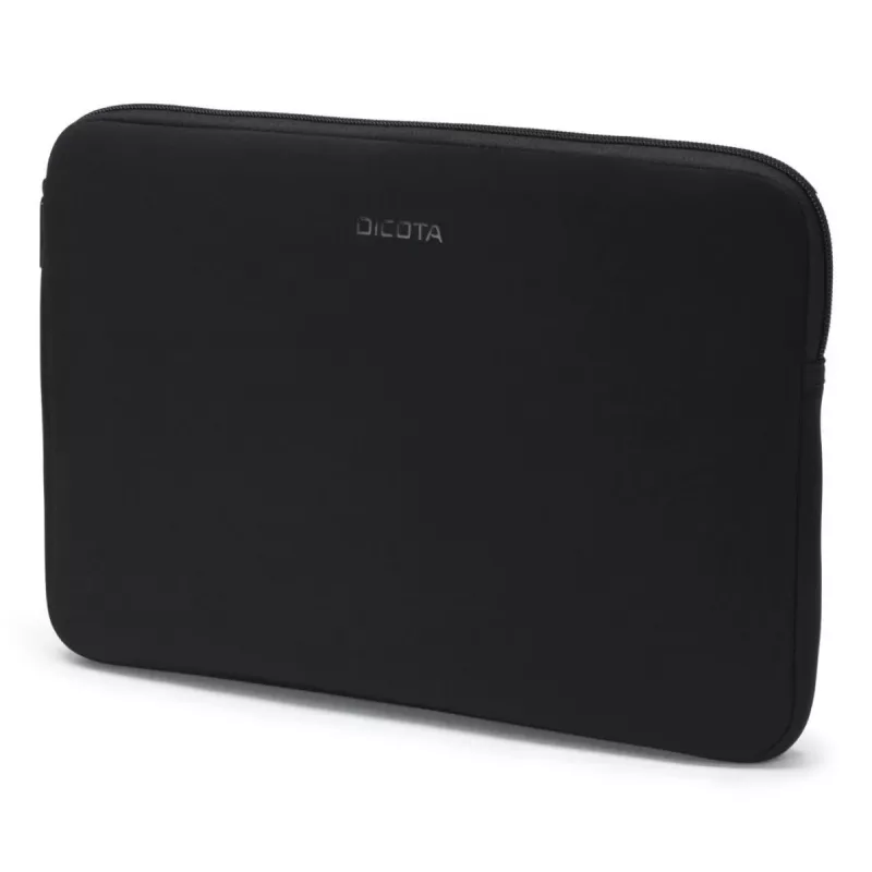 DICOTA Perfect Skin - 12-12.5in Notebook-Sleeve - Schwarz / Synthetisches Neopren mit 100% recyceltem Obermaterial