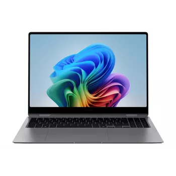 Samsung Galaxy Book5 Pro 360 Copilot+ PC Intel Core Ultra 7 256V Laptop 40,6 cm (16 Zoll) Touchscreen WQXGA+ 16 GB LPDDR5x-SDRAM 1 TB SSD Wi-Fi 7 (802.11be) Windows 11 Home Grau