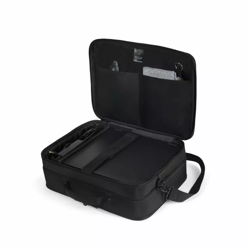 DICOTA Eco Multi Core - 14-16 Zoll Notebook-Tasche - Schwarz / 300d 100% recyceltes PET-Polyester