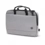 DICOTA schlank Eco Motion - 14-15.6in Notebook Case - Hellgrau / 600d Rpe Polyester