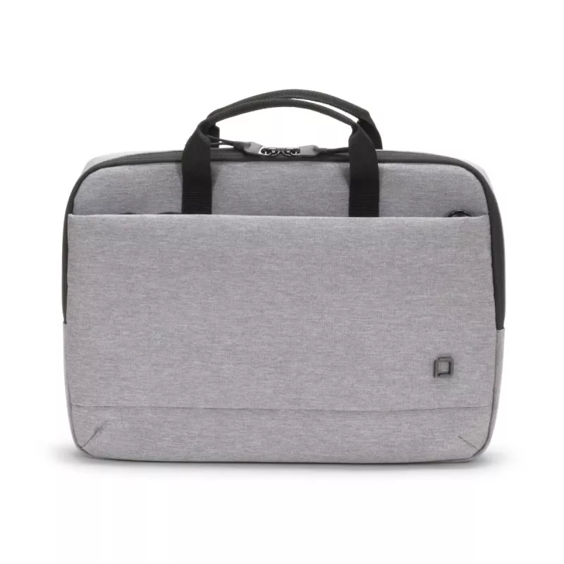 DICOTA schlank Eco Motion - 14-15.6in Notebook Case - Hellgrau / 600d Rpe Polyester