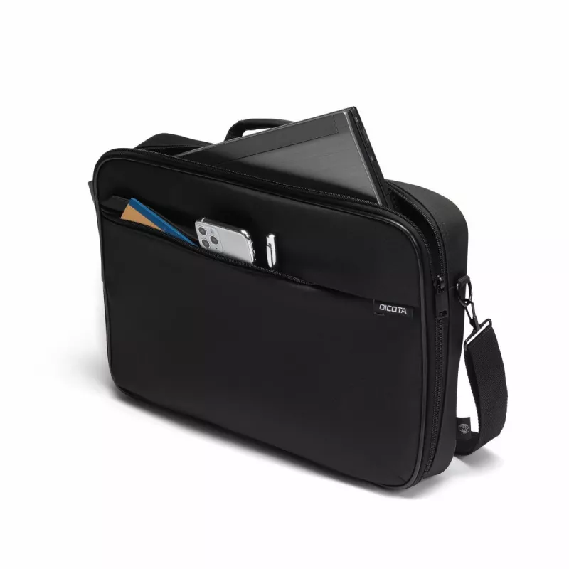 DICOTA Multi One - 13-14.1in Notebook-Tasche - Schwarz / 300d recyceltes PET-Polyester
