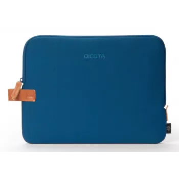 DICOTA Skin Urban- 14in MacBook Sleeve - Navy Blue / Recycled Polyester Neoprene Fabric
