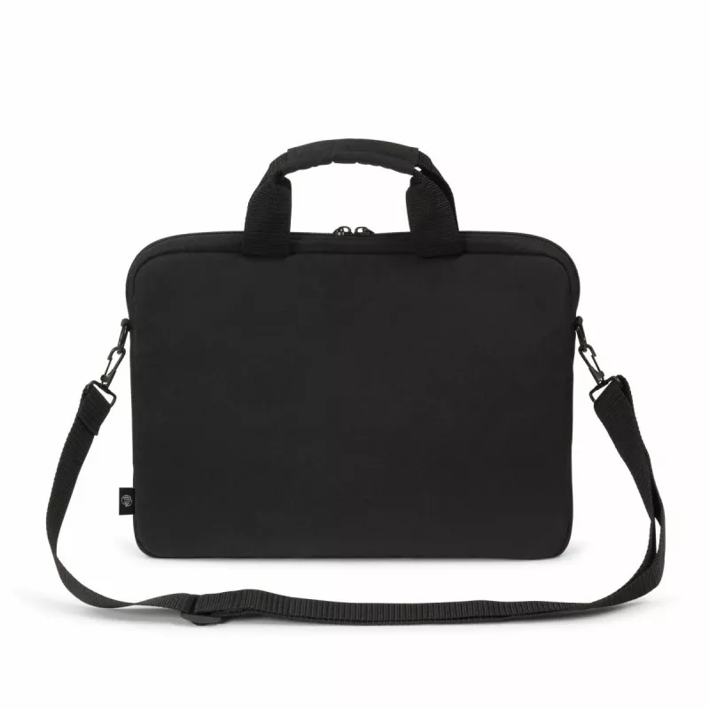DICOTA schlank Case One - 13-14.1in Notebooktasche - Schwarz / 300d recyceltes PET-Polyester