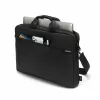 DICOTA schlank Case One - 13-14.1in Notebooktasche - Schwarz / 300d recyceltes PET-Polyester