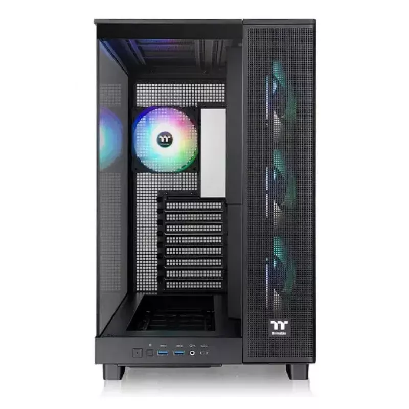 PC-Gehäuse Thermaltake View 380 XL TG ARGB Midi Tower Schwarz