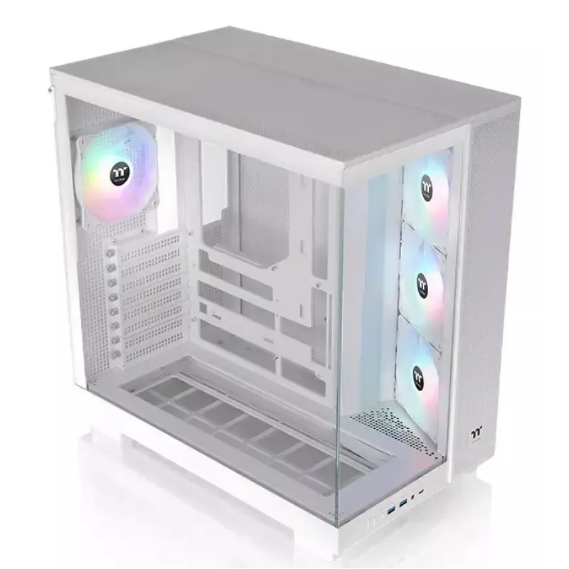 PC-Gehäuse Thermaltake View 380 XL TG ARGB Midi Tower Weiß