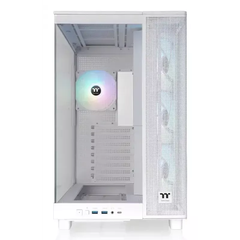 PC-Gehäuse Thermaltake View 380 XL TG ARGB Midi Tower Weiß