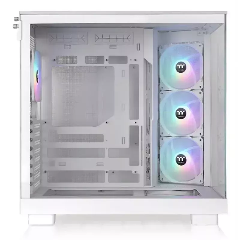 PC-Gehäuse Thermaltake View 380 XL TG ARGB Midi Tower Weiß
